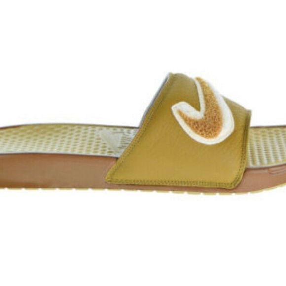 nike chenille slides